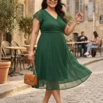 How to Style Sneakers with Midi Dresses
